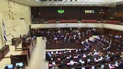 Parlamento israelí aprobó su disolución y elección el 9 de abril