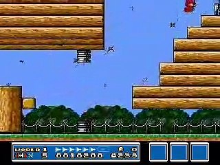 NES vs. SNES - SMB3 - Sample Ship
