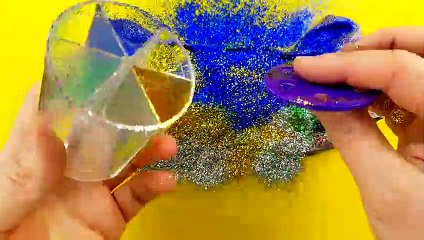 Adding Too Much Glitter Into Slime