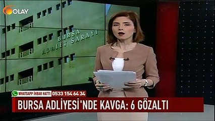 Bursa Adliyesi'nde kavga: 6 gözaltı