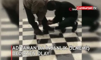 İnsanlık ölmemiş dedirten görüntüler