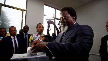 Élections en RDC: Shadary et Kabila votent à Kinshasa