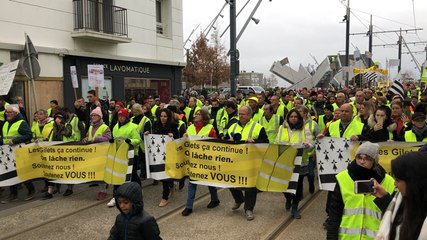 Brest. 500 Gilets jaunes ont défilé samedi après-midi