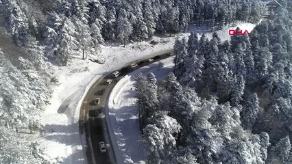 Bursa Uludağ'da 'Pazar' Yoğunluğu