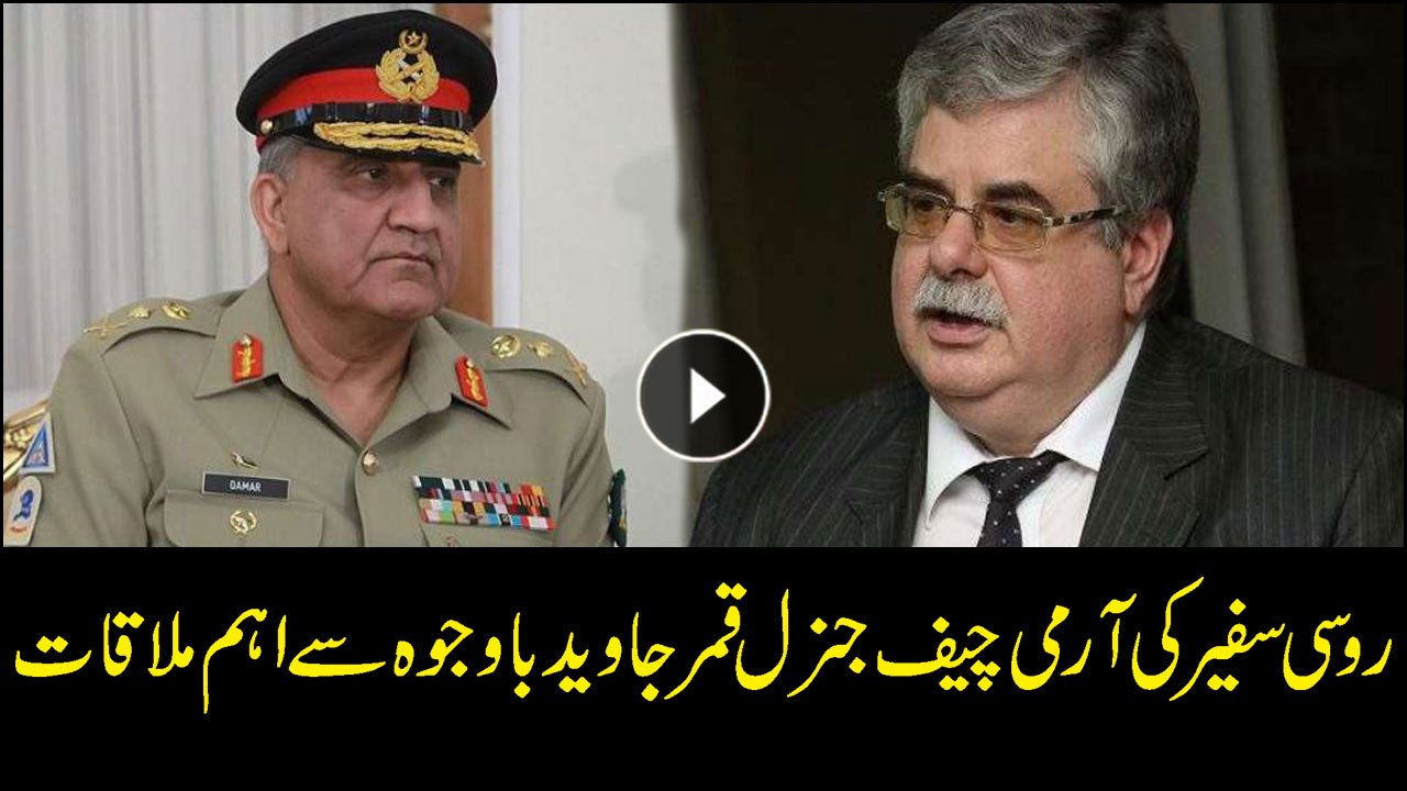 Russian Ambassador meets COAS General Bajwa