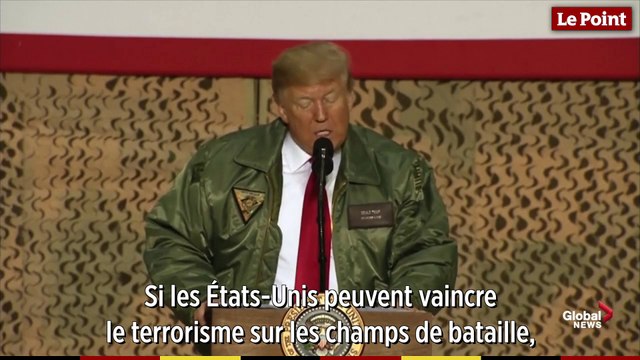 Donald Trump fait une visite-surprise aux soldats américains en Irak