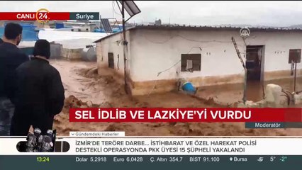 Kuvvetli yağış sele neden oldu