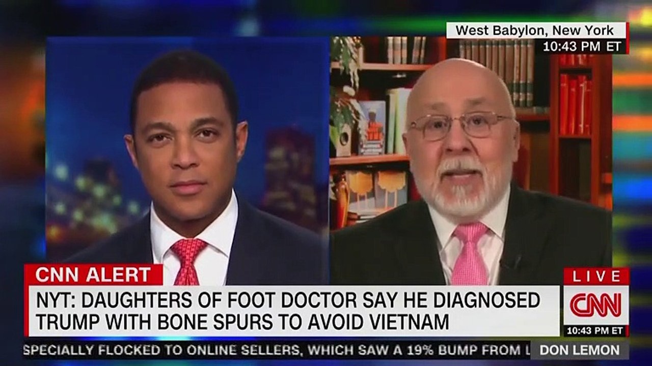 Biographer Recalls Odd Moment When Trump 'Took Off His Shoes And Tried To Show The Bone Spurs'