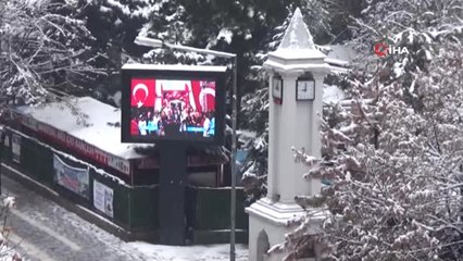 Bingöl'de Kar Yağışı Sevindirdi