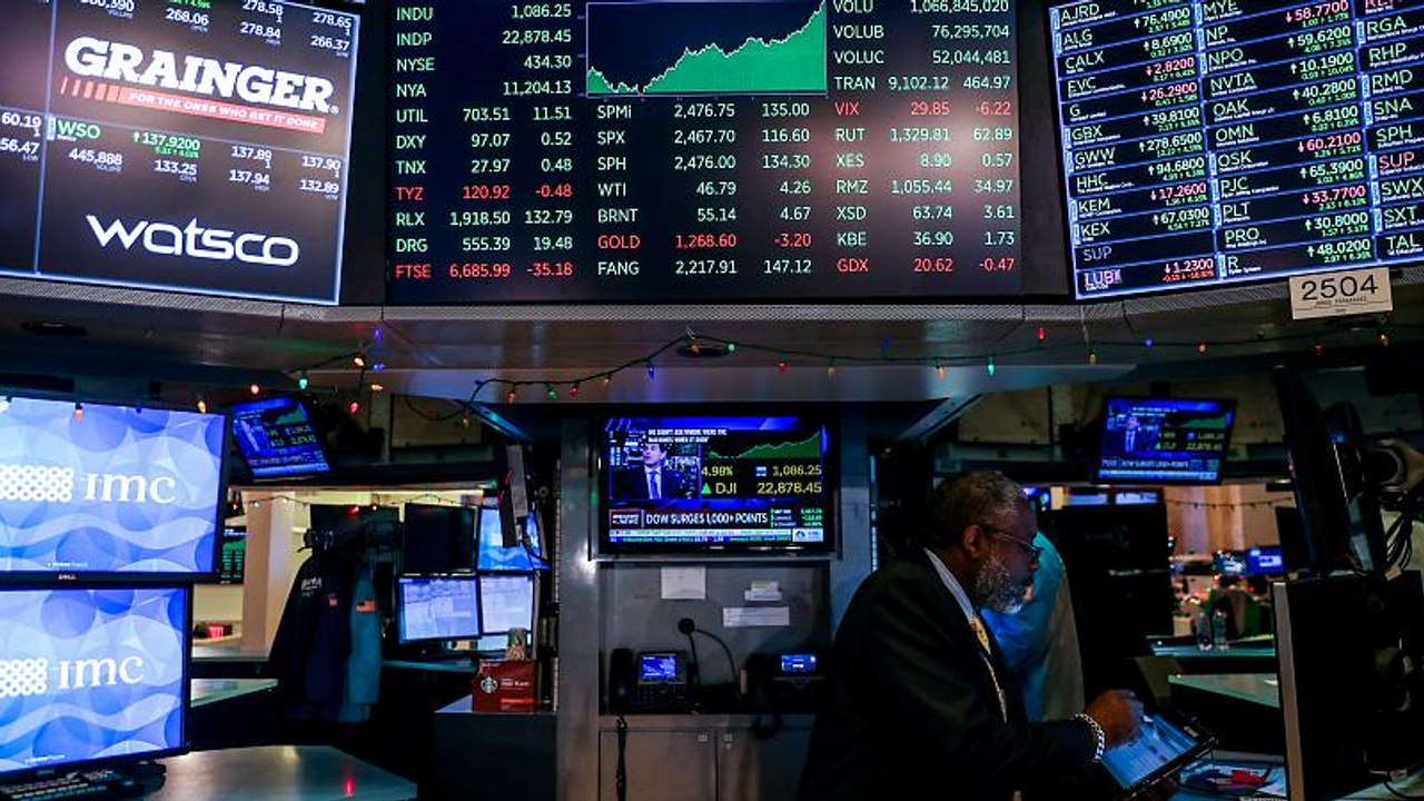 Kursrally an der Wall Street