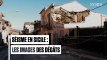 Réveil de l'Etna : les images des dégâts causés par un séisme