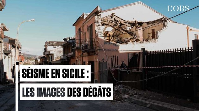 Réveil de l'Etna : les images des dégâts causés par un séisme
