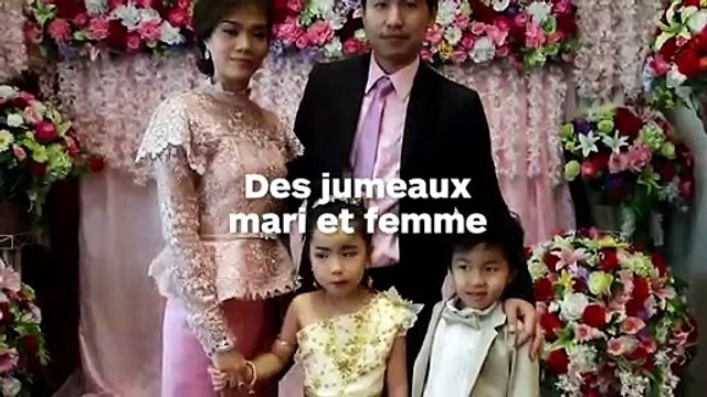 Des jumeaux de 6 ans se marient ensemble
