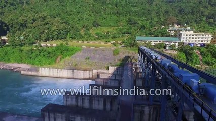 Himalayan dams and hydropower - environmental double edged sword - Sikkim aerials