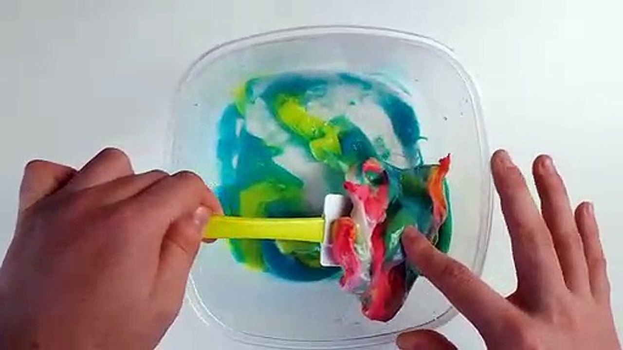 Making Slime with Mini Bags Popping #3