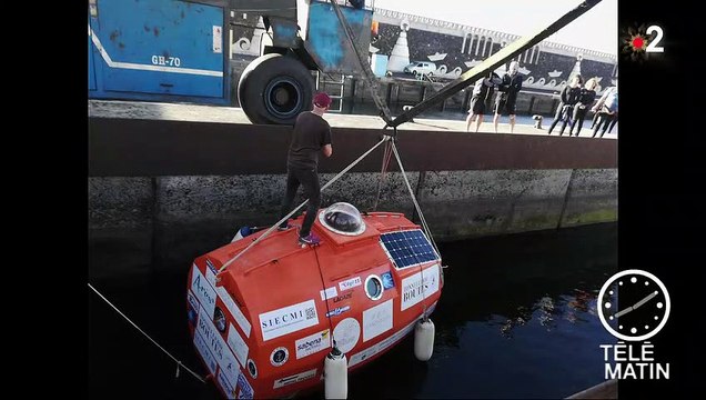 Ce septuagénaire français qui veut traverser l'Atlantique en tonneau