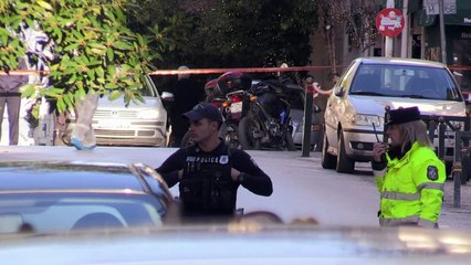 Athens church blast injures two