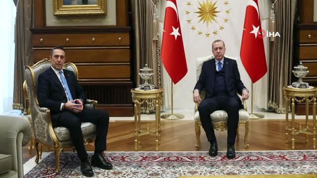 Cumhurbaşkanı Erdoğan, Ali Koç'u Kabul Etti