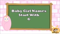 Baby Girl Names Start With G, 2018 's Top15, Unique Baby Names 2018