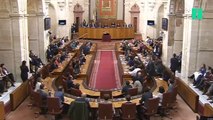 El rifirrafe en el parlamento andaluz por la jura del cargo