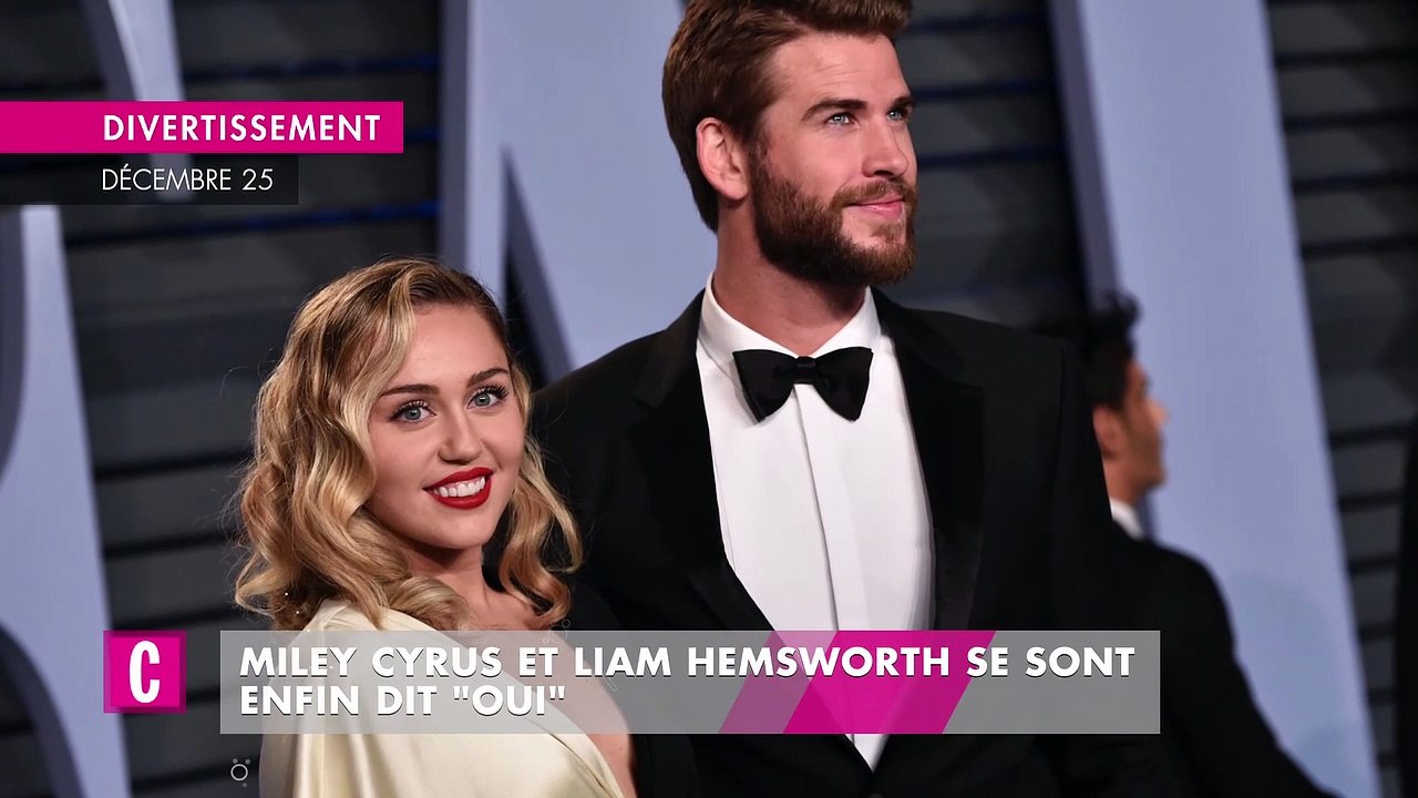 Le mariage de Liam Hemsworth et Miley Cyrus
