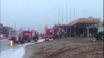 Akaryakıt İstasyonunda Patlama