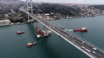 Drone - Dev Petrol Arama Platformu, İstanbul Boğazı'ndan Geçiyor (5)