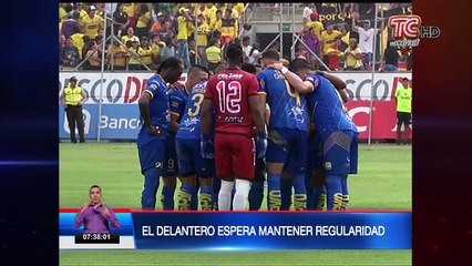 Delantero Felipe Mejía trabaja en pretemporada con Delfín