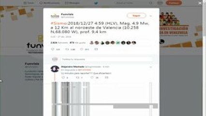 Sismo de magnitud 4,9 sacude Venezuela