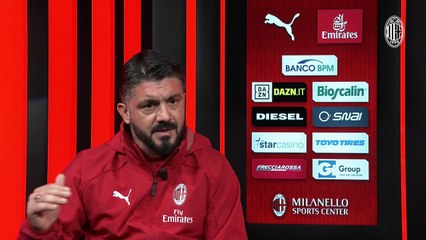 Gattuso: "Rimanere attaccati alla Champions"