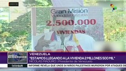 Venezuela: Maduro entrega la vivienda número dos millones 500 mil