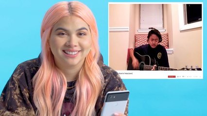 Hayley Kiyoko Watches Fan Covers on YouTube