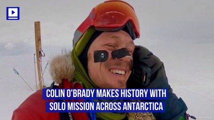 Colin O'Brady Makes History With Solo Mission Across Antarctica