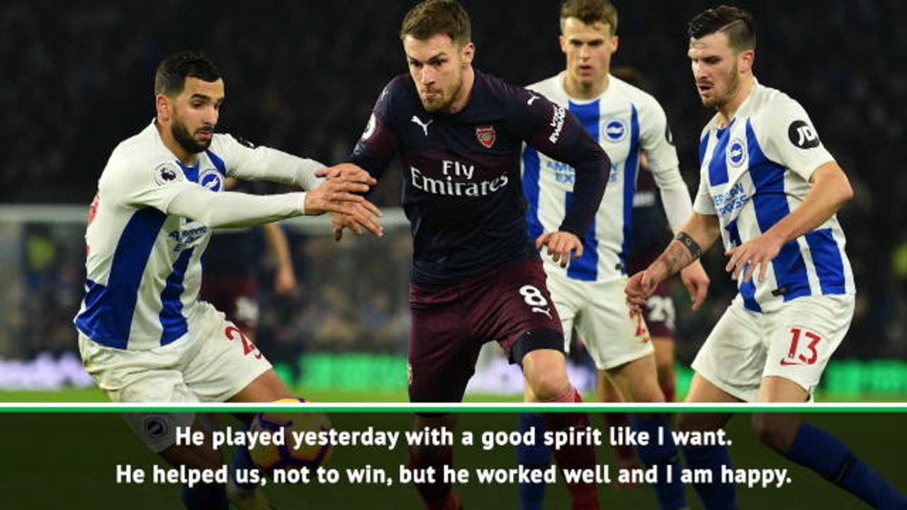 Ramsey's future is for him and his agent - Emery