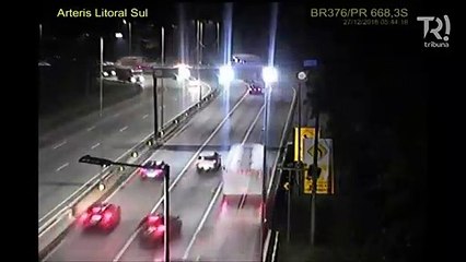 Vídeo mostra Acidente na BR-376, 27/12, em Guaratuba