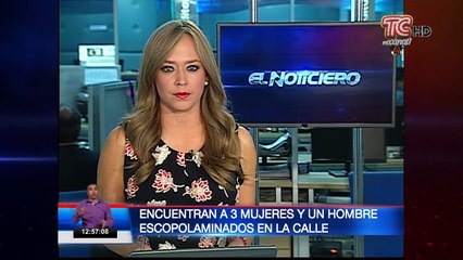 Encuentran a 4 personas escopolaminadas en la calle