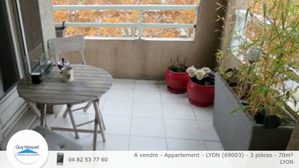 A vendre - Appartement - LYON (69003) - 3 pièces - 70m²