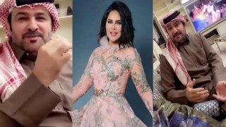 الفنانة احلام تتغزل في جمال زوجها مبارك الهاجري .. ورد فعله