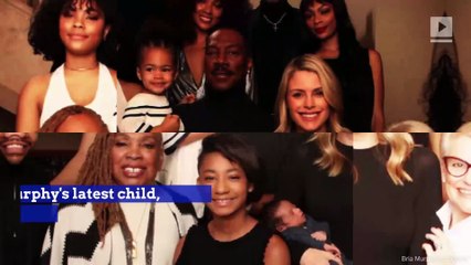 Eddie Murphy Introduces 10th Child in Christmas Family Photo