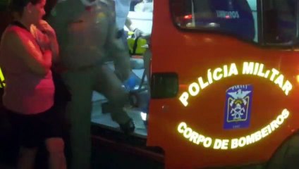 Homem é socorrido após sofrer queda no Santo Onofre