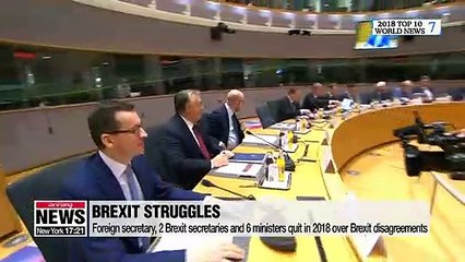 Brexit struggles in 2018 leave 'no deal' cliff-edge on the horizon