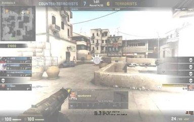 spunkynero 1v4 dust2 clutch