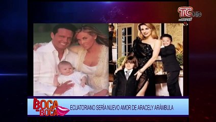 Ecuatoriano sería nuevo amor de Aracely Arámbulo