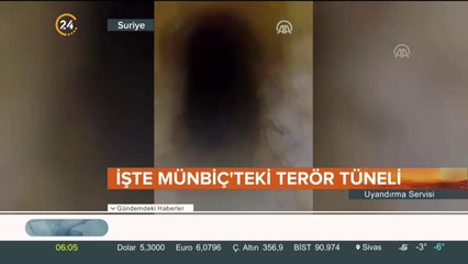 Teröristlerin kazdıkları tüneller görüntülendi