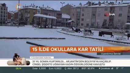 Kar yağışı etkili oluyor