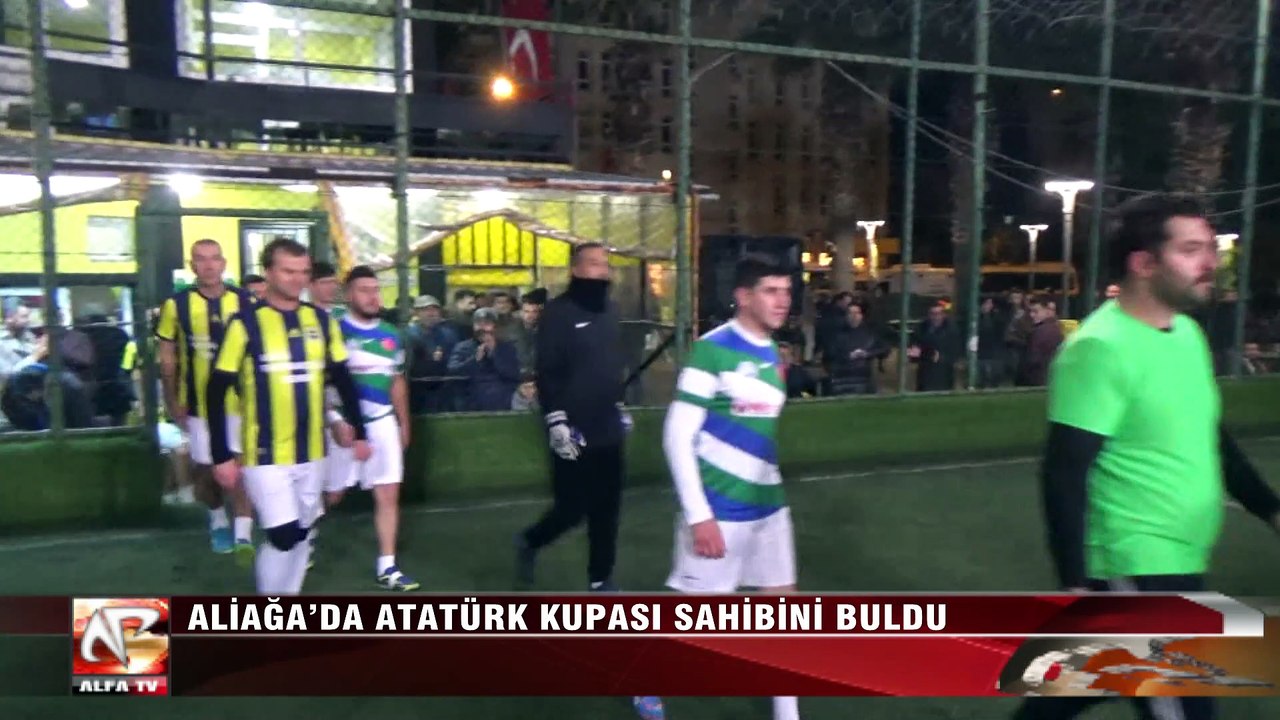Aliağa’da Atatürk Kupası Sahibini Buldu