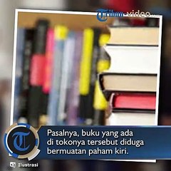 Pemilik Toko Buku Abdi Kaget saat Tokonya Diamankan TNI-Polri