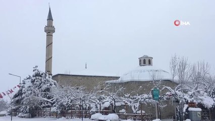 Harput'ta Kar Yağışı Kenti Beyaza Bürüdü