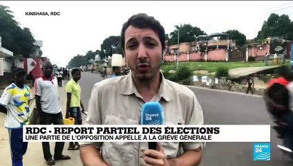 Report partiel des élections en RDC : une partie de l'opposition appelle à la grève générale