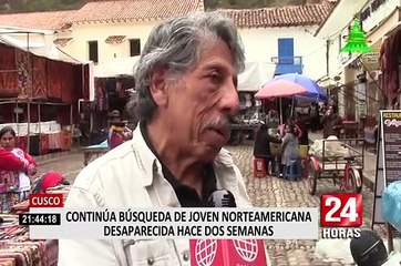Cusco: búsqueda de turista norteamericana desaparecida continúa